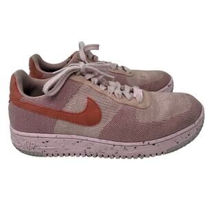 Nike Air Force 1 Crater Flyknit Pink Glaze Women’s 9 Sneakers DC7273-600
